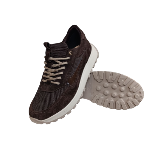 Кроссовки женские замшевые U.SPIRIT 4170 25 шоколад