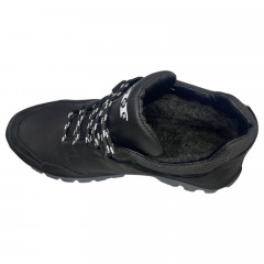 Кроссовки мужские кожаные DENAR N20 01 черный мех