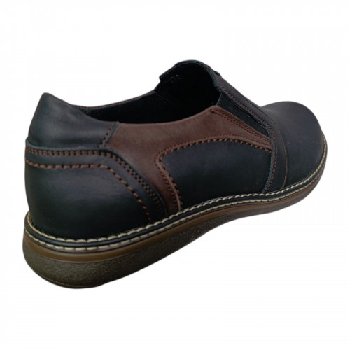 Туфлі чоловічі шкіряні BARZONI 11 коричневі