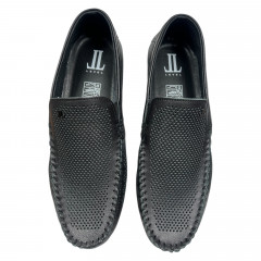 Лоферы мужские кожаные LEVEL 54210 01 черные