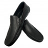 Лоферы мужские кожаные LEVEL 54210 01 черные
