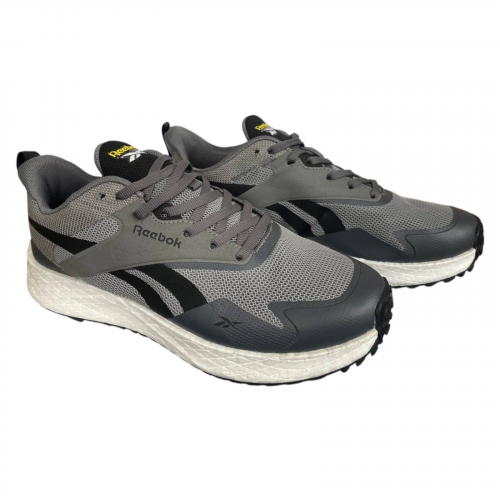 Кроссовки мужские текстильные REEBOK 2836-2 серая сетка 