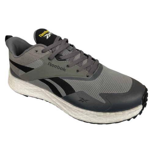 Кроссовки мужские текстильные REEBOK 2836-2 серая сетка 