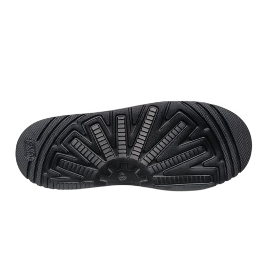 Черевики жіночі шкіряні MADAM 2525 чорні хутро