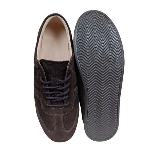 Кеды женские замшевые U.SPIRIT 303 25 шоколад 