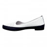 Лодочки Женские кожаные PRELLESTA 605 25 бело синий