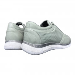 Кроссовки Женские кожаные MISSMAMMA 923/2 оливка