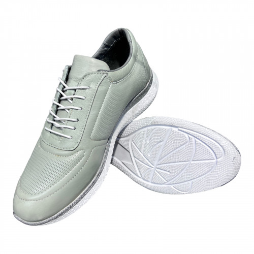 Кроссовки Женские кожаные MISSMAMMA 923/2 оливка