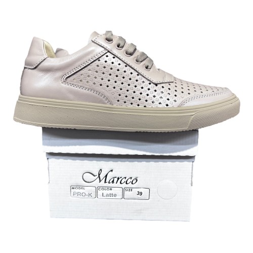 Кеды Женские кожаные MARCCO 3369 PRO-K латте