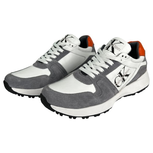 Кросівки Чоловічі шкіряні DENAR CK 77 05 біло/сірий