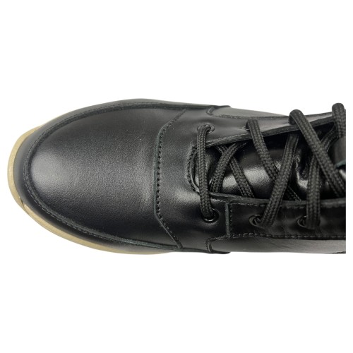 Черевики жіночі шкіряні ANDALINI 2318 чорний хутро