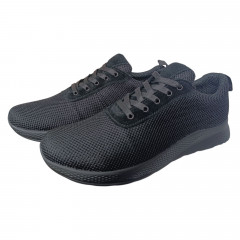 Кроссовки мужские текстильные DENAR K1 01 черная сетка