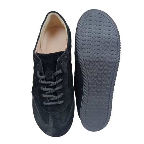 Кеды женские замшевые U.SPIRIT 288 01 черные 