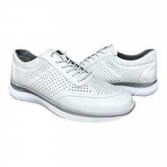 Кроссовки Женские кожаные MISSMAMMA 923/4 белый накол