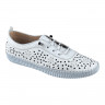 Мокасины Женские кожаные CANBERK 8001 05 белый