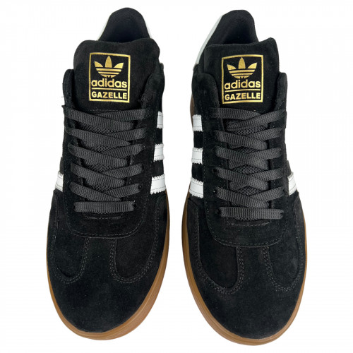 Кроссовки Мужские замшевые DENAR G1 черный мед газель