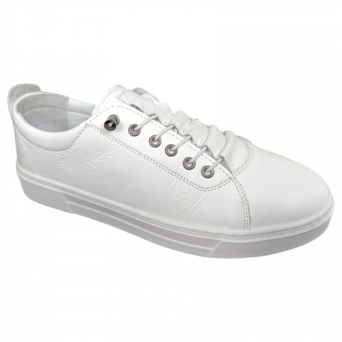Кеды женские кожаные CANBERK SCV 1530 05 белые