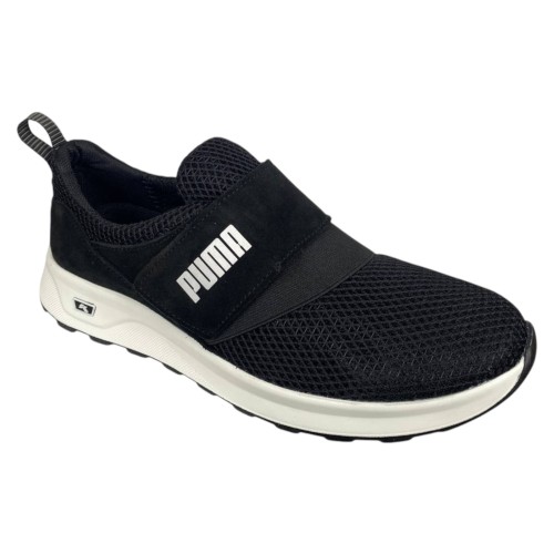 Кроссовки мужские текстильные PUMA мажор 3778 01 черная сетка