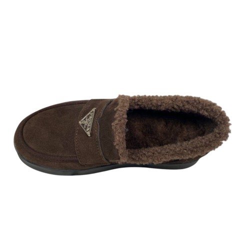 Черевики жіночі замшеві IT TS L31-41 Coffe хутро