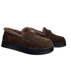 Черевики жіночі замшеві IT TS L31-41 Coffe хутро