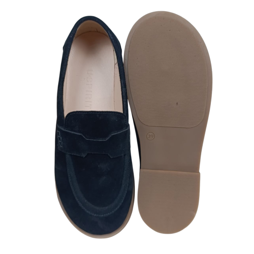 Лофери жіночі замшеві U.SPIRIT 348 01 чорні 