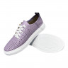 Кроссовки Женские кожаные PRELLESTA 1939 сирень