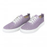 Кроссовки Женские кожаные PRELLESTA 1939 сирень