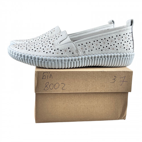 Балетки Женские кожаные CANBERK 8002 05 белый