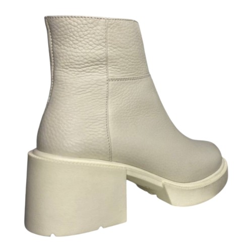 Черевики жіночі шкіряні TEMP Меган 04 каблук бежевий хутро