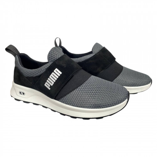 Кроссовки мужские текстильные PUMA мажор 3778 46 серая сетка