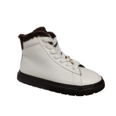 Черевики жіночі шкіряні CAMELLIA 380 12 молочні хутро