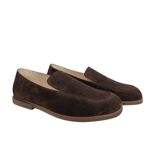 Лофери жіночі замшеві U.SPIRIT 104 25 шоколадні 