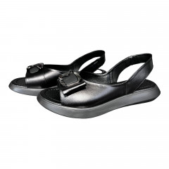 Босоножки Женские кожаные AURIS 372 черный
