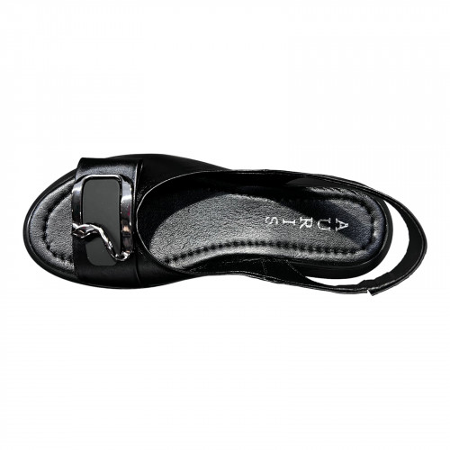 Босоножки Женские кожаные AURIS 372 черный