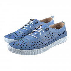 Мокасины Женские кожаные CANBERK 8001 15 джинс.