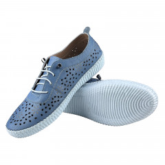 Мокасины Женские кожаные CANBERK 8001 15 джинс.