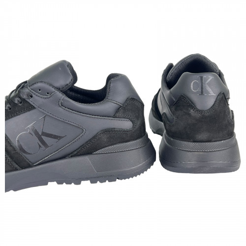 Кросівки Чоловічі шкіряні DENAR CK 77 01 чорний