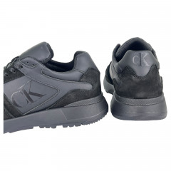 Кроссовки Мужские кожаные DENAR CK 77 01 черный