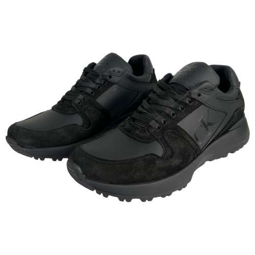 Кросівки Чоловічі шкіряні DENAR CK 77 01 чорний