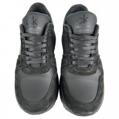 Кроссовки Мужские кожаные DENAR CK 77 01 черный