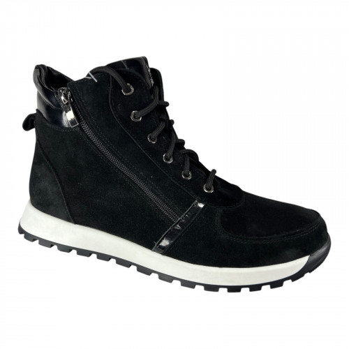 Кросівки жіночі замшеві ANDALINI 2403 чорний байка