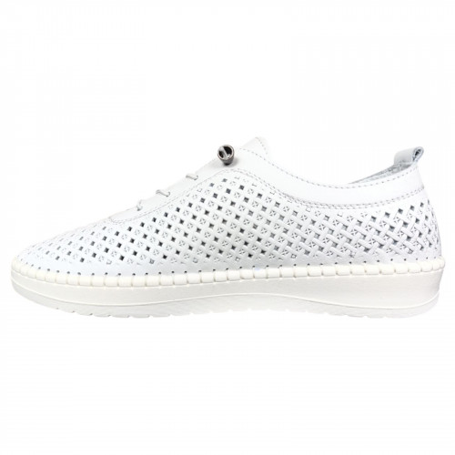 Мокасини жіночі шкіряні MASIS 1800 05 білі