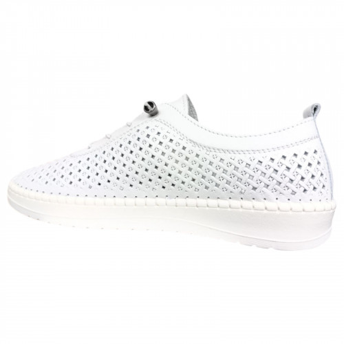 Мокасини жіночі шкіряні MASIS 1800 05 білі