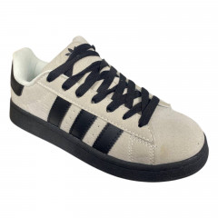 Кеды подростковые замшевые аdidas campus C2103-5 бежевые