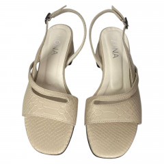 Босоножки женские кожаные ILONA 801/453 Камея кожа питон 