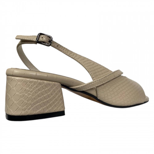 Босоножки женские кожаные ILONA 801/453 Камея кожа питон