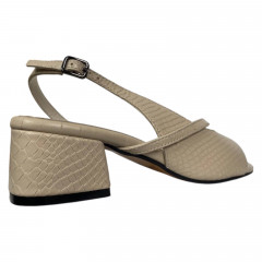 Босоножки женские кожаные ILONA 801/453 Камея кожа питон 