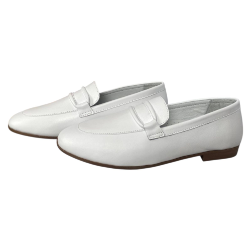 Лоферы женские кожаные ATO 04515 05 белые