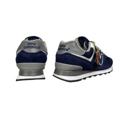 Кроссовки мужские замшевые New Balance 574 classik (A573-3) синий 