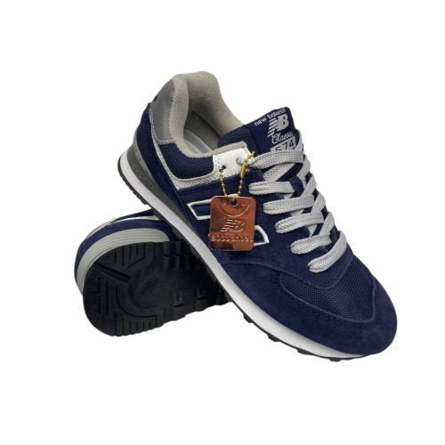 Кроссовки мужские замшевые New Balance 574 classik (A573-3) синий